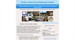 Desktop Screenshot of bensoncenter.org
